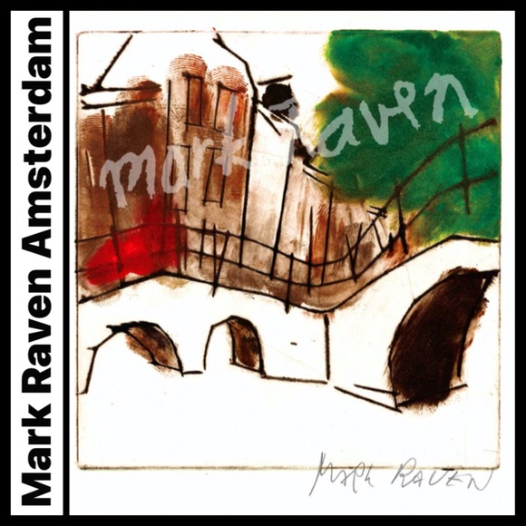 Mark Raven Amsterdam Art Vintage Tee - Picture 2 of 7